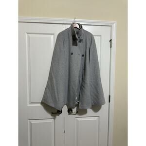 Calvin Klein grey Wool Cape L/XL